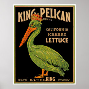 Pelican Brand Lettuce王 ポスター