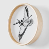 Pelican clock  壁時計 (傾斜)