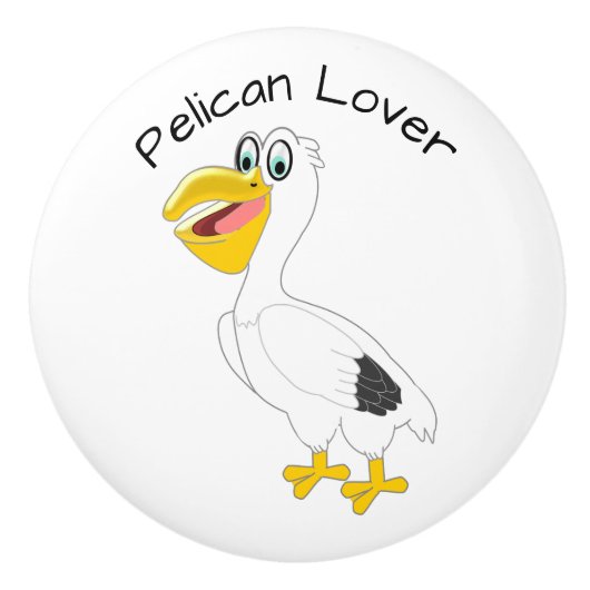 Pelican Design Personalised セラミックノブ (正面)