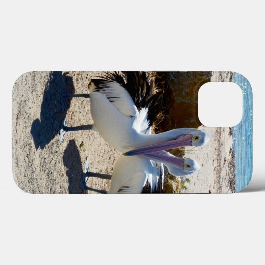 Pelican Love, iPhone 13ケース Case-Mate iPhoneケース (裏面 (横))