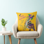 Pelican Mardi Gras Party decor クッション (椅子)