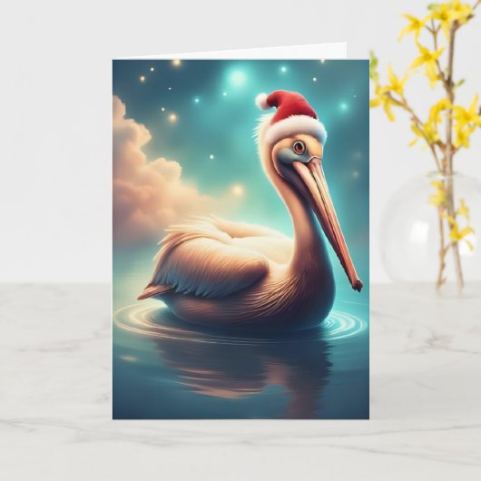 Pelican Noel カード (黄色い花)