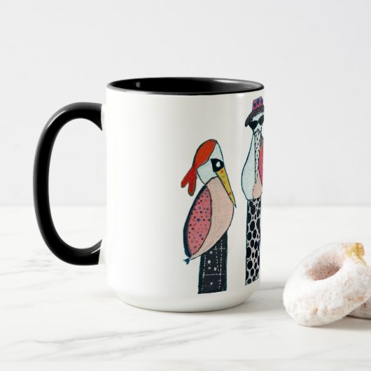 Pelican Perch Mug マグカップ (ドーナツ付き)