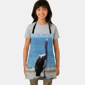 Pelican With The Look, Kids Full Print Apron エプロン (インサイチュ)