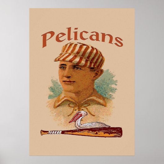Pelicans Baseball Poster ポスター (正面)