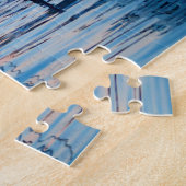 Pelicans, palm trees, boats in Florida Keys ジグソーパズル (側面)