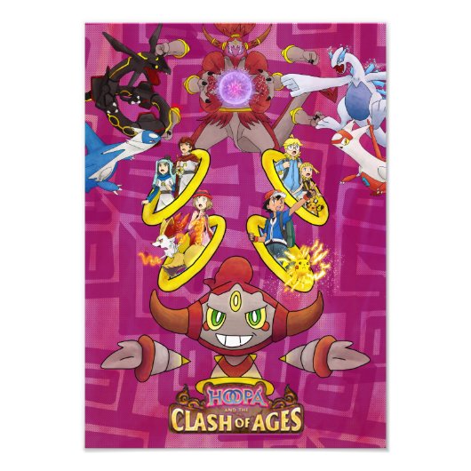 Pelicula de hoopa POKEMON フォトプリント (正面)