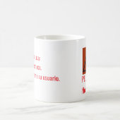 Peligro コーヒーマグカップ (中央)