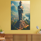 Pelindung Lembah - Protector of the Valley キャンバスプリント (インサイチュ (リビング))