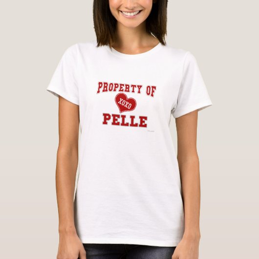 Pelleの特性(赤い) Tシャツ (正面)