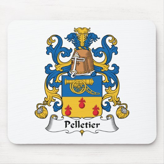 Pelletierの家紋 マウスパッド (正面)