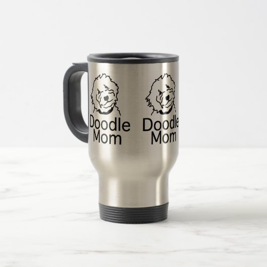 Pelodoodle - Doodle Mom Mug トラベルマグ (正面左)