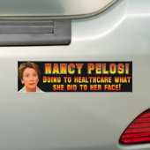 Pelosi: 反オバマケア バンパーステッカー (車上)