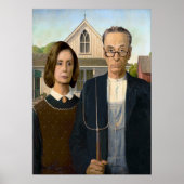 Pelosi and Schumer American Gothic ポスター (正面)