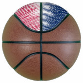 Pelota de baloncesto con lindas pinceladas . バスケットボール (右)