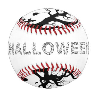 Pelota de Béisbol Halloween Castillo y Murciélagos 野球ボール