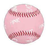 Pelota de beisbol love pink 野球ボール (裏面)