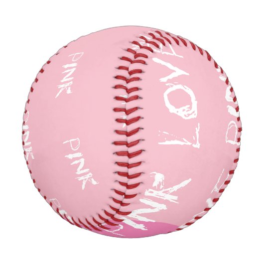 Pelota de beisbol love pink 野球ボール (アングル)