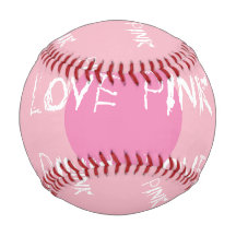 Pelota de beisbol love pink