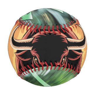Pelota de Béisbol Toro Agresivo de Grandes Cuernos 野球ボール