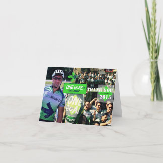 Pelotonia 2015はNotecard感謝していしています サンキューカード