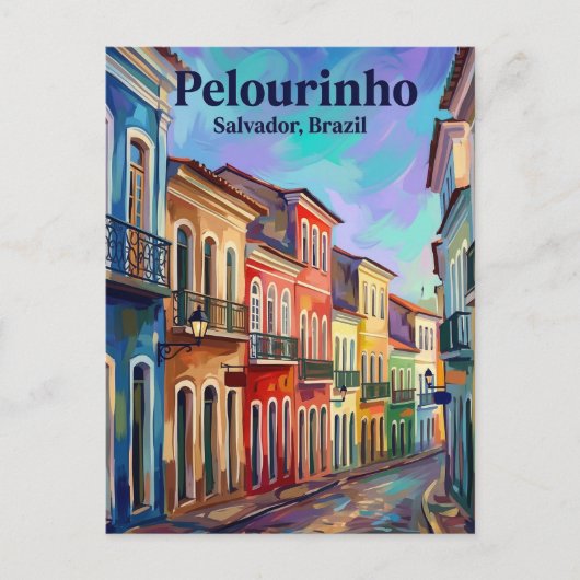 Pelourinho Brazil ポストカード (正面)