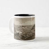 Pelsaertは島の間で   帆方法を置きます、 ツートーンマグカップ (正面左)