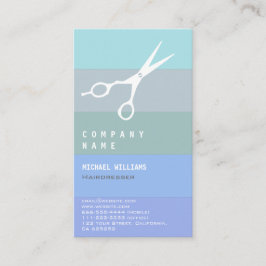 PELUQUERÍA PELUQUERO ESTÉTICA TIJERAS PALETA COLOR 名刺