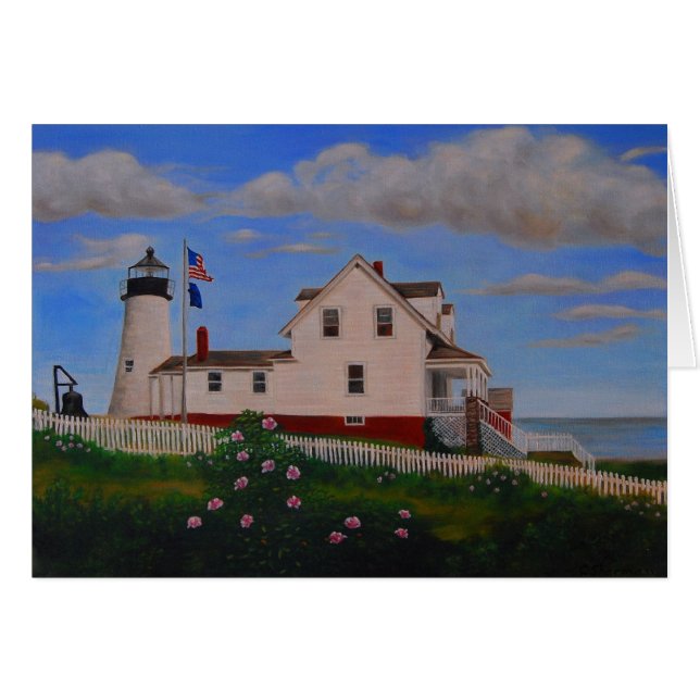 Pemaquidポイント灯台、メイン (正面横)