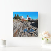 Pemaquidポイント灯台、メイン スクエア壁時計 (ホーム)