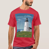 Pemaquid Point Lighthouse Tシャツ (正面)