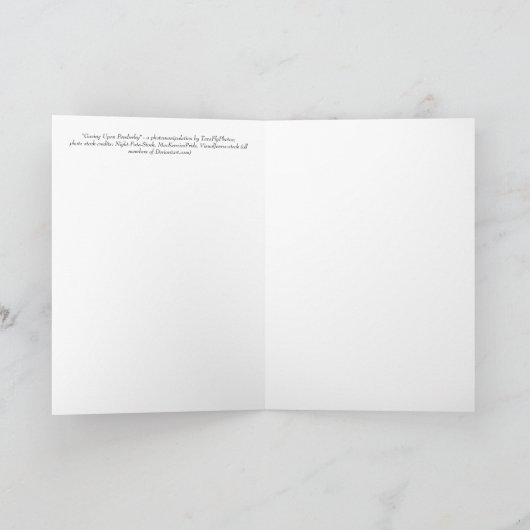 Pemberleyカードを熟視 カード (内部)