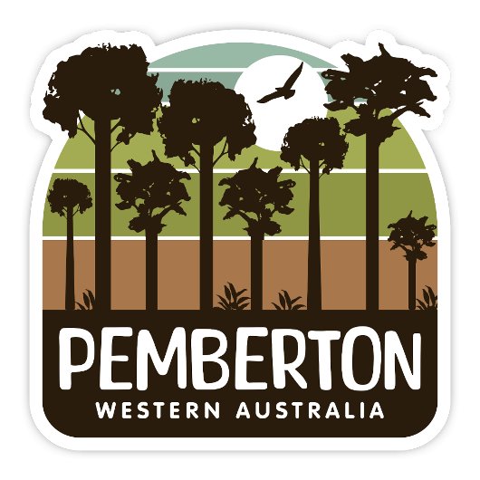Pemberton, Western Australiaステッカー シール