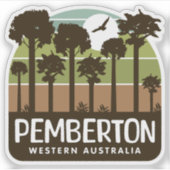 Pemberton, Western Australiaステッカー シール (正面)