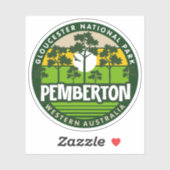 Pemberton, Western Australiaステッカー シール (シート)