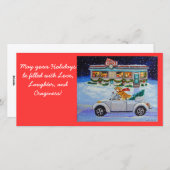 Pembrokeウェルシュコーギーの写真カード シーズンカード (正面/裏面)