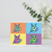 Pembrokeウェルシュコーギー葉書 ポストカード (スタンド正面)