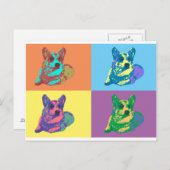 Pembrokeウェルシュコーギー葉書 ポストカード (正面/裏面)