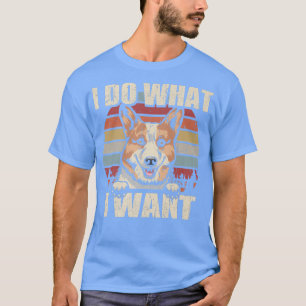 PembrokeウェルシュコーギーI Do What I Want Toおもしろい犬Vi Tシャツ