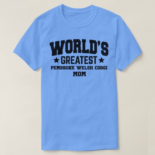 PembrokeウェルシュコーギーMomおもしろい犬Breed1061 Tシャツ (デザイン正面)