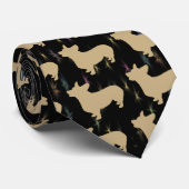 PembrokeウェルシュコーギーShadowTie ネクタイ (ロール)