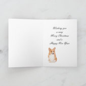 Pembroke Corgiクリスマスカード シーズンカード (内部)