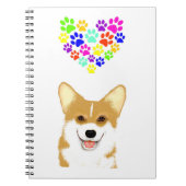 Pembroke Corgi ノートブック (正面)