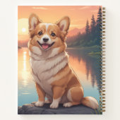 Pembroke Welsh Corgi by Lake ノートブック (裏面)