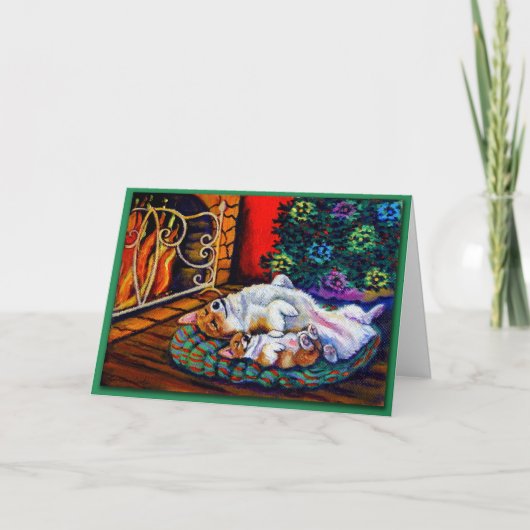 Pembroke Welsh Corgi Christmas Card シーズンカード (正面)