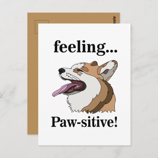 Pembroke Welsh Corgi Cute Dog ポストカード (正面/裏面)