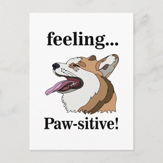 Pembroke Welsh Corgi Cute Dog ポストカード (正面)