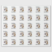 Pembroke Welsh Corgi Cute Dog  ラッピングペーパー (フラット)