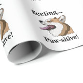 Pembroke Welsh Corgi Cute Dog  ラッピングペーパー (ロールコーナー)