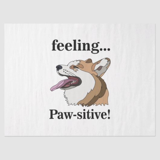 Pembroke Welsh Corgi Cute Dog  薄葉紙 (正面)